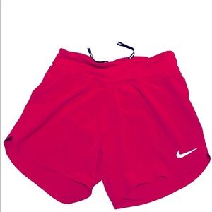 Nike raspberry colored Dri-Fit running shorts, medium, new